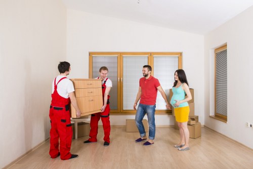 House removalists in Bermondsey preparing for a residential move