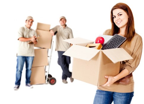Packing and loading boxes for a Bermondsey house move