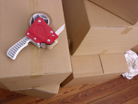 Storage and packing setup for a Bermondsey removal service