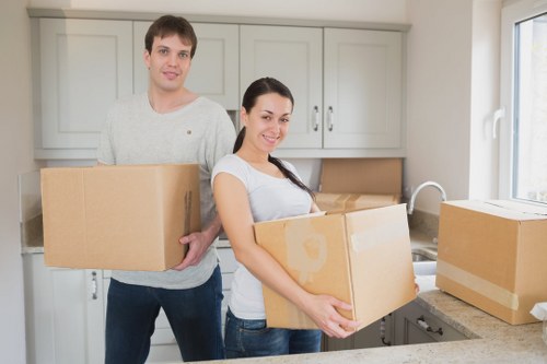 Local moving team loading furniture in Bermondsey